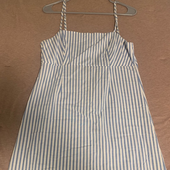Kendall & Kylie Dresses & Skirts - Kendall and Kylie Blue and White Stripe Mini Dress